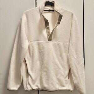 Uniqlo Cream Fleece Sweater